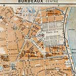 Bordeaux center   map in public domain, free, royalty free, royalty-free, download, use, high quality, non-copyright, copyright free, Creative Commons,